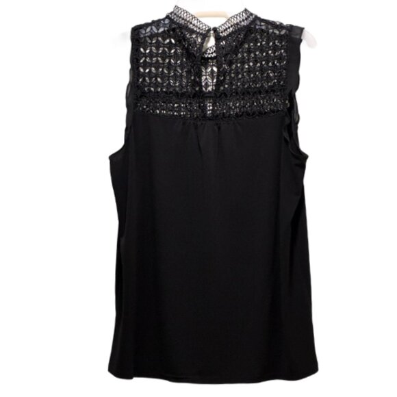 Express Tops - Women Black Sleeveless Top Size L